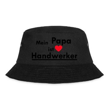Handwerker Handyman Handwerk Werkzeug Baustelle - Bucket Hat - Schwarz - Vorne - Lela (165cm)