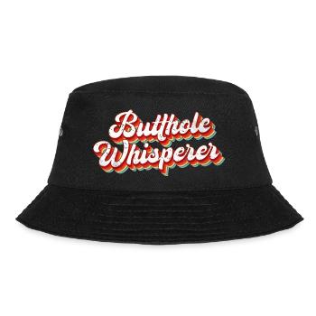 Butthole Whisperer Sarcastic Jokes Retro Vintage - Bob - noir - Devant - Lela (165cm)