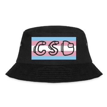 trans pride flag csd - Bucket Hat - Schwarz - Vorne - Lela (165cm)