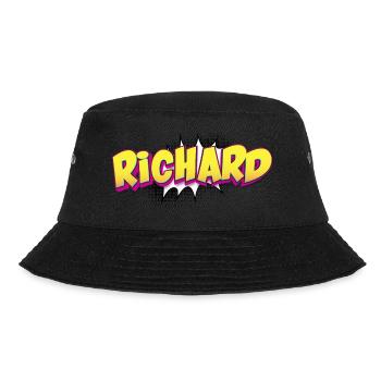 Richard Nom personnalisé Style bande dessinée Pop Art, - Bob - noir - Devant - Lela (165cm)