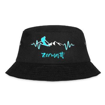 Skifahren Zermatt - Bucket Hat - Schwarz - Vorne - Lela (165cm)