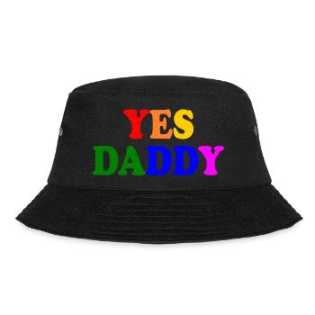 Yes daddy - Bucket Hat - black - Front - Lela (165cm)