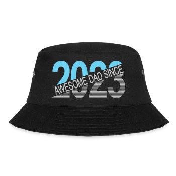 Toller Papa seit 2023 - Bucket Hat - Schwarz - Vorne - Lela (165cm)