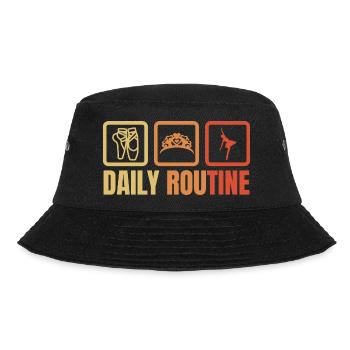 Ballett Tagesablauf - Bucket Hat - Schwarz - Vorne - Lela (165cm)
