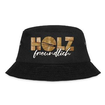 holzfreundlich - Bucket Hat - Schwarz - Vorne - Lela (165cm)