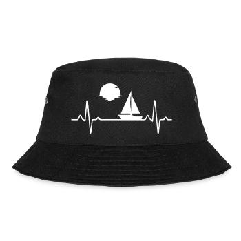 Voilier coeur de yacht de battements de bateau ECG - Bob - noir - Devant - Lela (165cm)