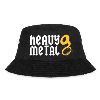 Heavy Metal Brass Tuba Sousaphone Player - Bucket Hat - black - Front - Lela (165cm)