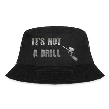 Es ist keine Übung. Es ist ein Paintball-Marker - Bucket Hat - Schwarz - Vorne - Lela (165cm)