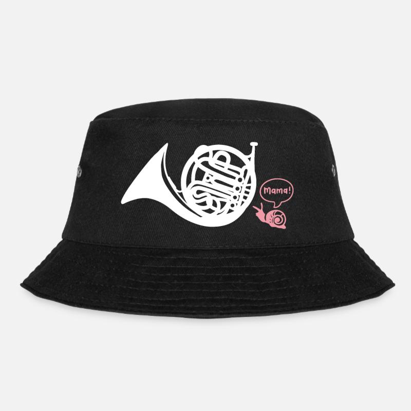 Waldhorn Hornist - Bucket Hat - Schwarz