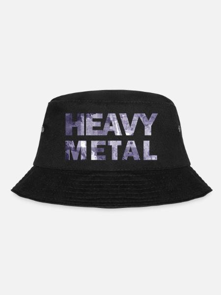 HEAVY METAL Schrift - Bucket Hat - Schwarz