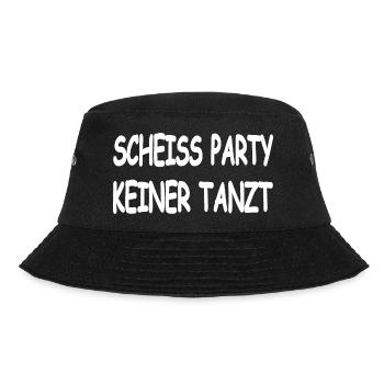 Party - Bucket Hat - Schwarz - Vorne - Lela (165cm)