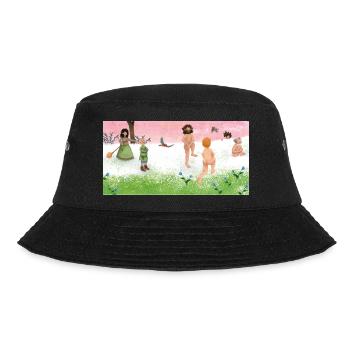 Die kleine Räubertochter - Bucket Hat - Schwarz - Vorne - Lela (165cm)