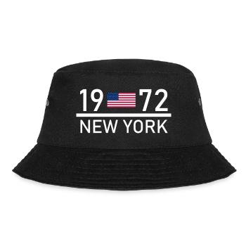 New York - 1972 - Drapeau des États-Unis NYC - NY - Amérique - Bob - noir - Devant - Lela (165cm)