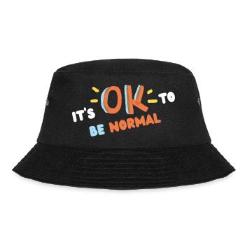It's ok to be normal (blanc) - Bob - noir - Devant - Lela (165cm)