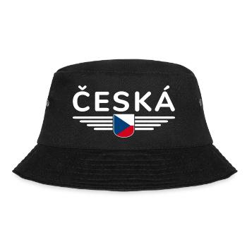 Ich liebe Tschechien T-Shirt Outfit Design - Bucket Hat - Schwarz - Vorne - Lela (165cm)