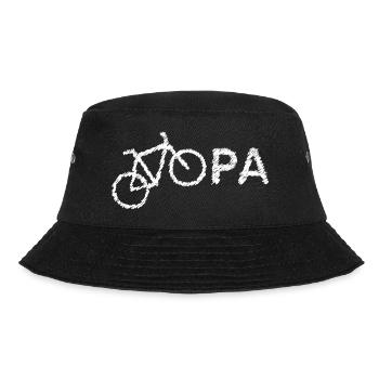 bester Opa Fahrrad Mountainbike Radeln Kritzeln - Bucket Hat - Schwarz - Vorne - Lela (165cm)