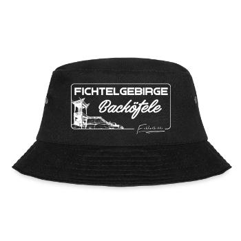 Backöfele Schneeberg Fichtelgebirge - Bucket Hat - Schwarz - Vorne - Lela (165cm)