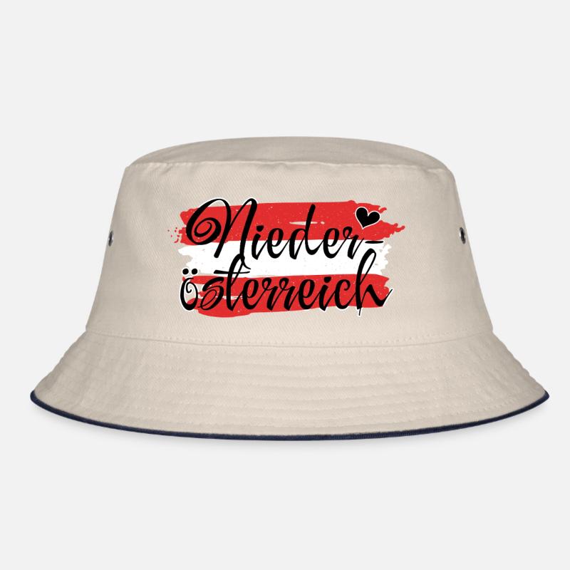 Flag Austria Lower Austria Bucket Hat