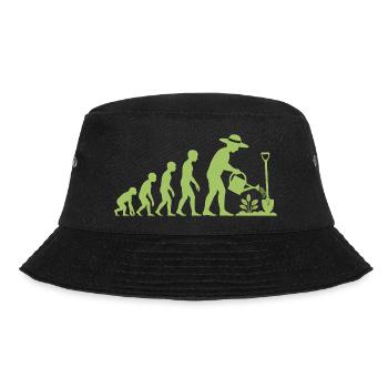 Evolution Gärtnern Gärtnern Gärtnern Gärtnern - Bucket Hat - Schwarz - Vorne - Lela (165cm)