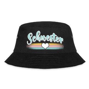 Schwester - Bucket Hat - Schwarz - Vorne - Lela (165cm)