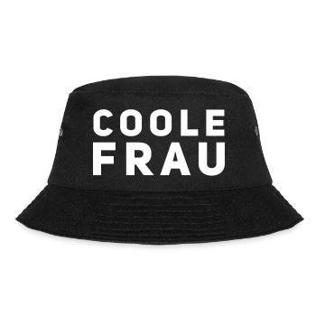 So sieht ein coole Frau aus - Bucket Hat - Schwarz - Vorne - Lela (165cm)