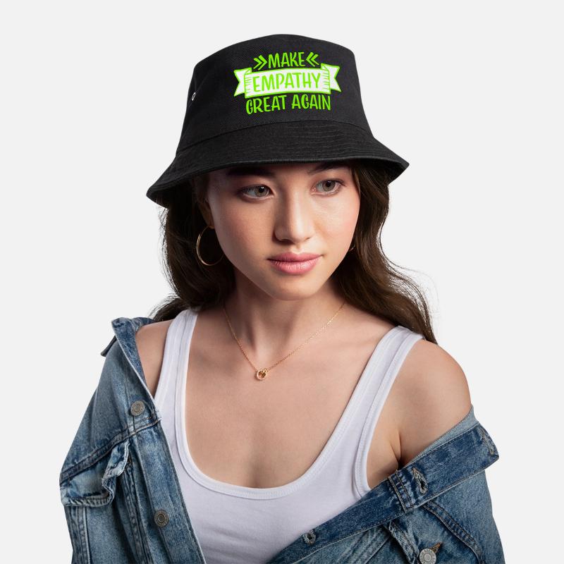 Make Empathy Great Again Political Statement Hope Bucket Hat