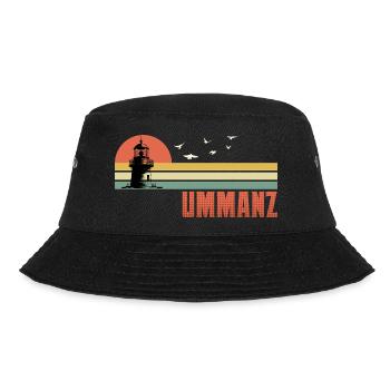 Ostsee Urlaub INSEL UMMANZ Souvenier Lustig - Bucket Hat - Schwarz - Vorne - Lela (165cm)