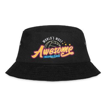 Awesome Volleyball  - Bucket Hat - Schwarz - Vorne - Lela (165cm)