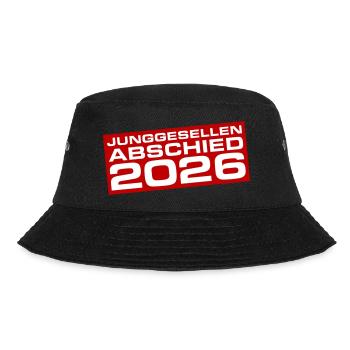 Junggesellenabschied 2026 Jga - Bucket Hat - Schwarz - Vorne - Lela (165cm)
