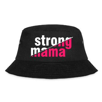 Starkes Mama-Hemd - Bucket Hat - Schwarz - Vorne - Lela (165cm)