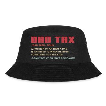 Dad Tax Meme Tee: Kiddos’ Deduction - Bucket Hat - black - Front - Lela (165cm)