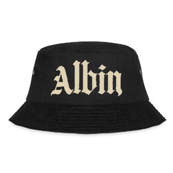 Abhin in Gothic Script - Bucket Hat - Schwarz - Vorne - Lela (165cm)