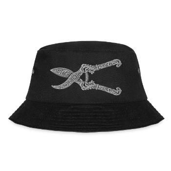 Gartenschere - Bucket Hat - Schwarz - Vorne - Lela (165cm)