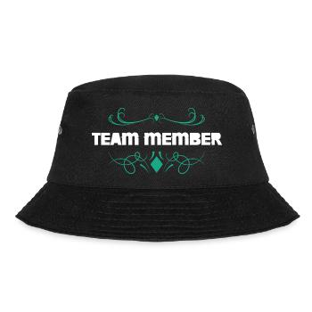 Team Member Ornament Design - Bucket Hat - black - Front - Lela (165cm)