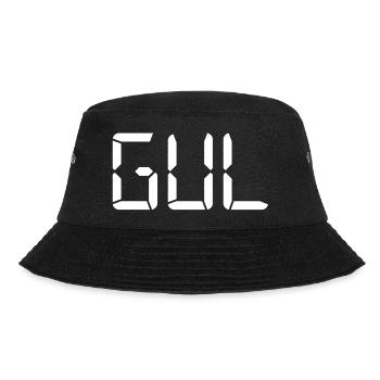 Yellow - LCD - Bucket Hat - black - Front - Lela (165cm)