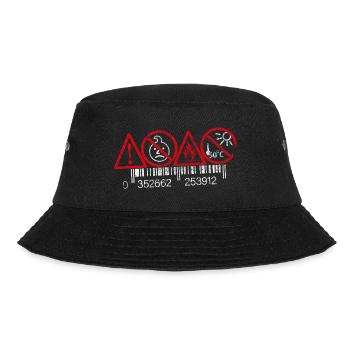 FLAMMABLE - Bucket Hat - Schwarz - Vorne