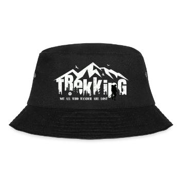 Not All Who Wander Are Lost - Bucket Hat - Schwarz - Vorne