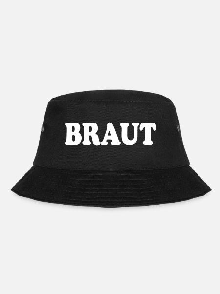 Braut - Bucket Hat - Schwarz