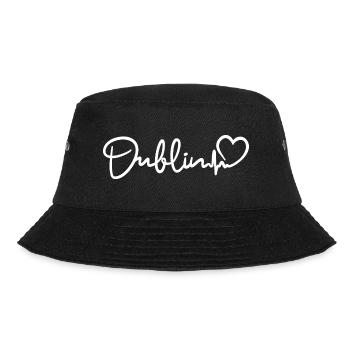 Dublin Herzschlag Irland Dublin City - Bucket Hat - Schwarz - Vorne - Lela (165cm)