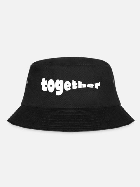 TOGETHER - Bucket Hat - Schwarz