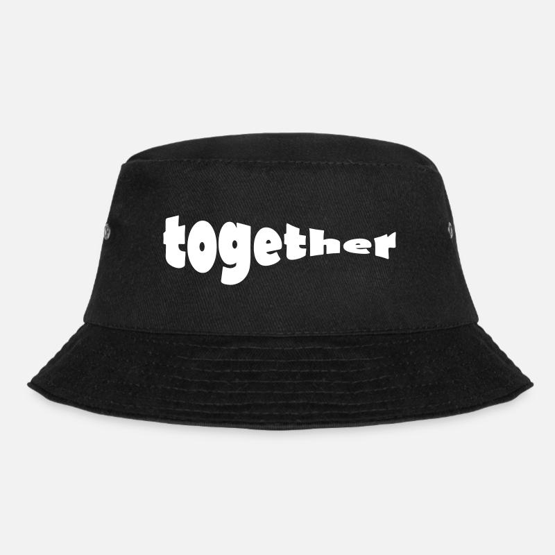 TOGETHER - Bucket Hat - Schwarz