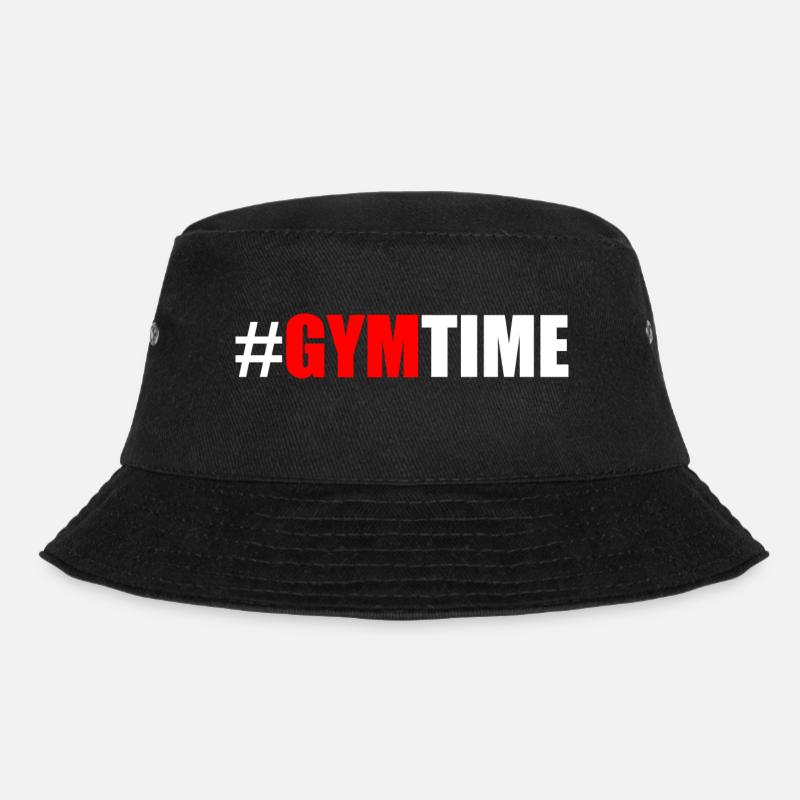 Gym - Bucket Hat - Schwarz