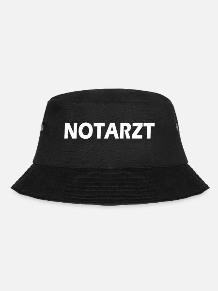 Notarzt - Bucket Hat - Schwarz