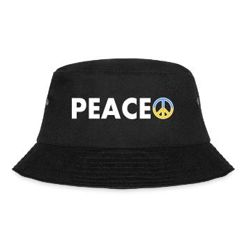 peace - Bucket Hat - black - Front - Lela (165cm)