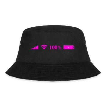 Wi-Fi icon - Bucket Hat - black - Front - Lela (165cm)