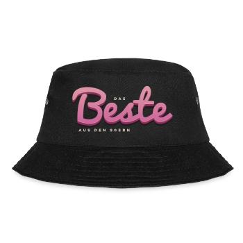 Das Beste aus den 90ern - Bucket Hat - Schwarz - Vorne - Lela (165cm)