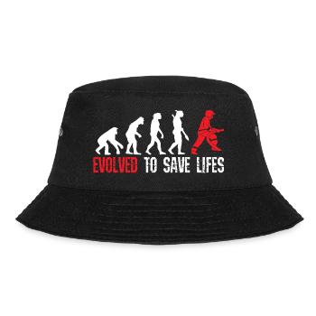 Firefighters save lives gift - Bucket Hat - black - Front - Lela (165cm)
