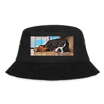 Bernese mountain dog - Bucket Hat - black - Front - Lela (165cm)