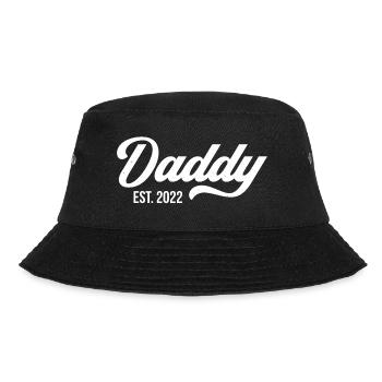 Papa Est. 2022 - Bucket Hat - Schwarz - Vorne - Lela (165cm)