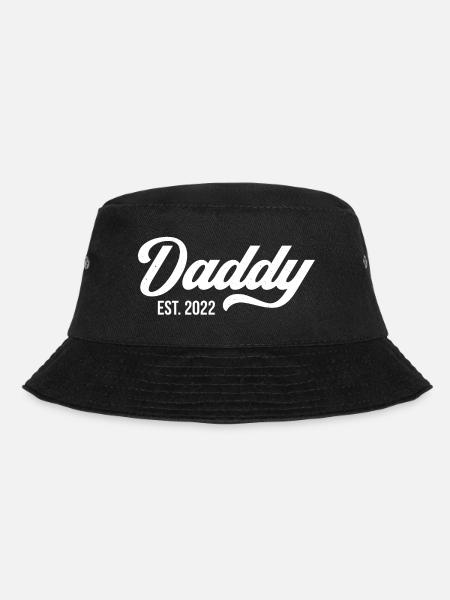 Daddy Est. 2022 - Bucket Hat - black